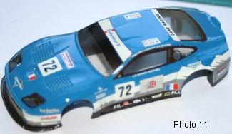 photo 11. Les decals de la carrosserie