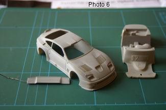 photo 6. la maquette appretee