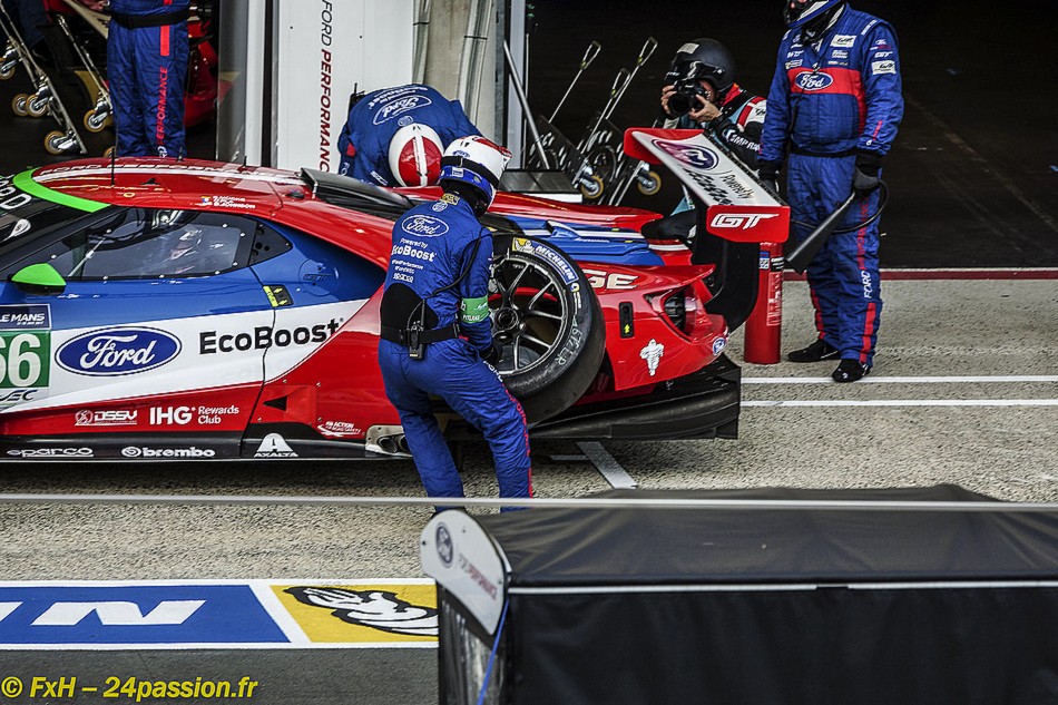 Changement de pneus, Le Mans 2017