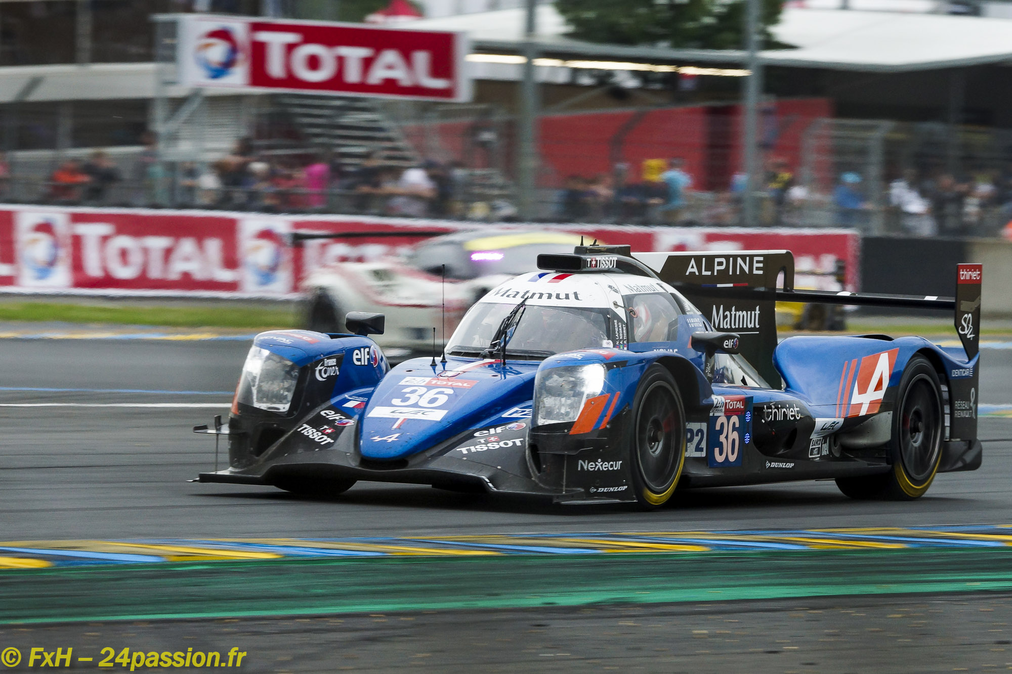 Alpine A470 Gibson, Chicane Dunlop, Course, 2018